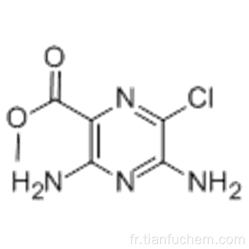 3,5-diamino-6-chloropyrazine-2-carboxylate de méthyle CAS 1458-01-1